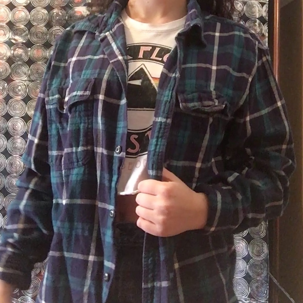 Flannel button up